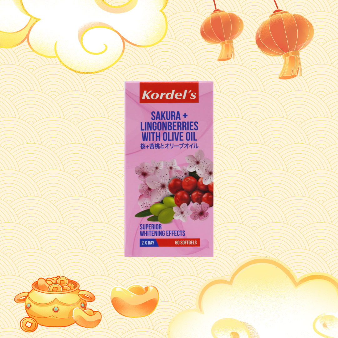 Kordel's Sakura + Lingonberries With Olive Oil Softgel 60's