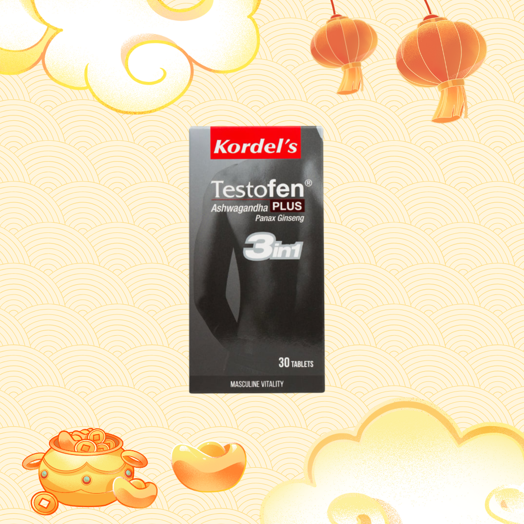 Kordel's Testofen® Plus Ashwagandha And Panax Ginseng Tablets 30's