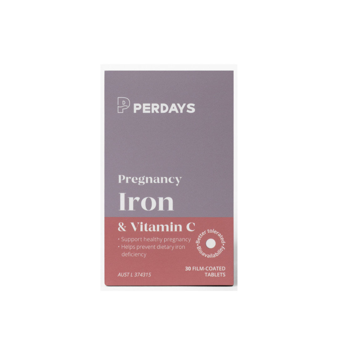 PERDAYS Iron & Vitamin C Supplement Tablets 30'S