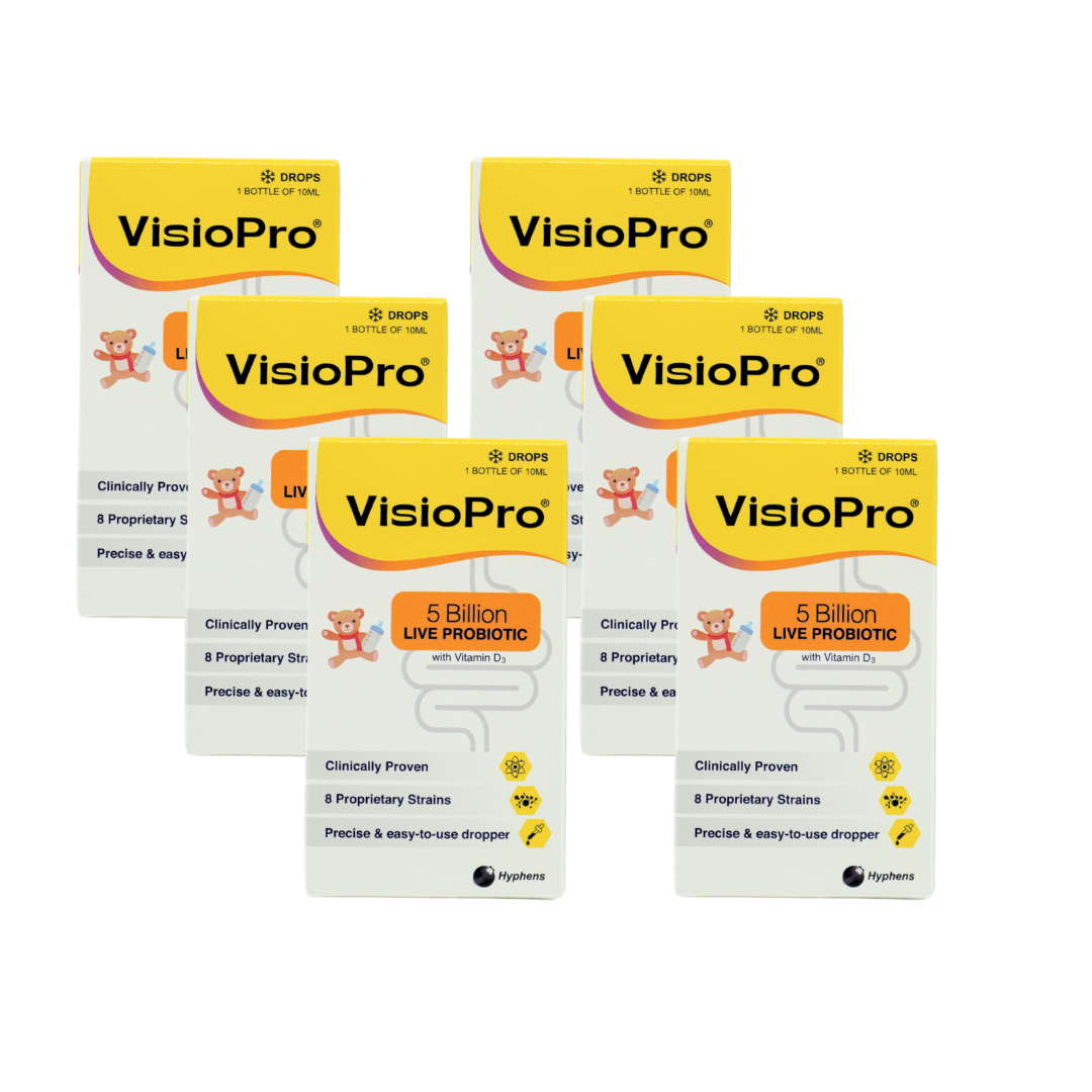 VisioPro (Vivomixx Rebranded) Probiotics Drop With Vitamin D3 10ml [Bundle of 3/6]