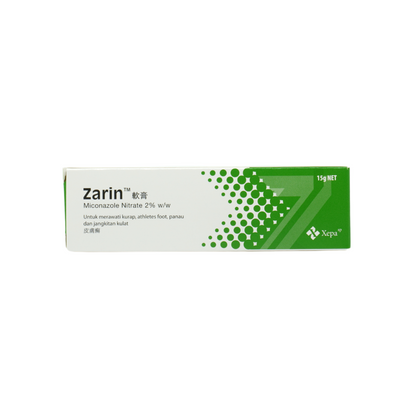 Zarin (Miconazole Nitrate) 2% Cream 15g