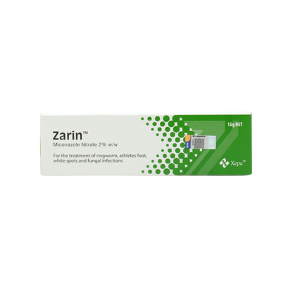 Zarin (Miconazole Nitrate) 2% Cream 15g