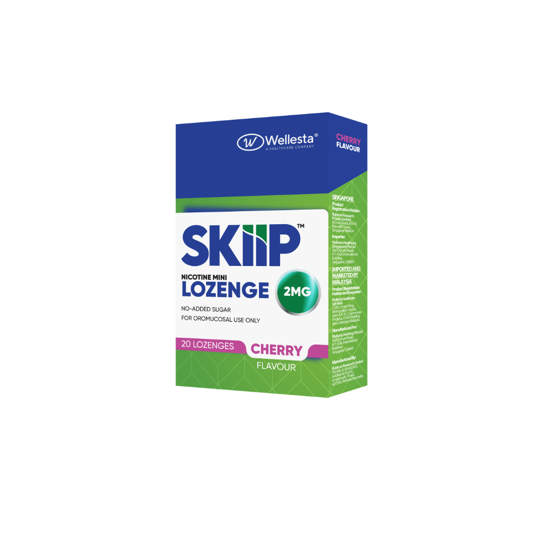 SKIIP Nicotine Mini Lozenge 2 Mg (Cherry) 20's
