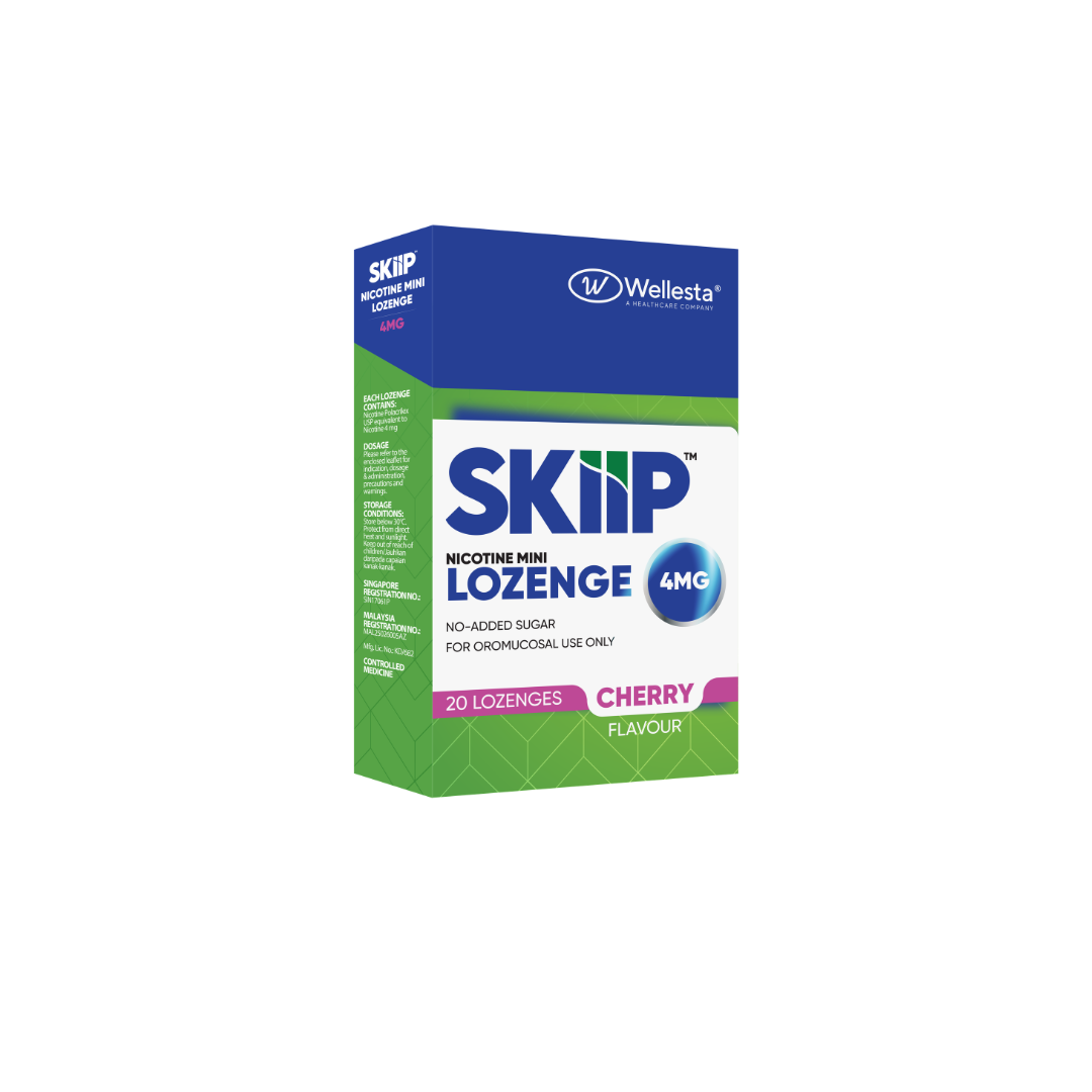 SKIIP Nicotine Mini Lozenge 4 Mg (Cherry) 20's