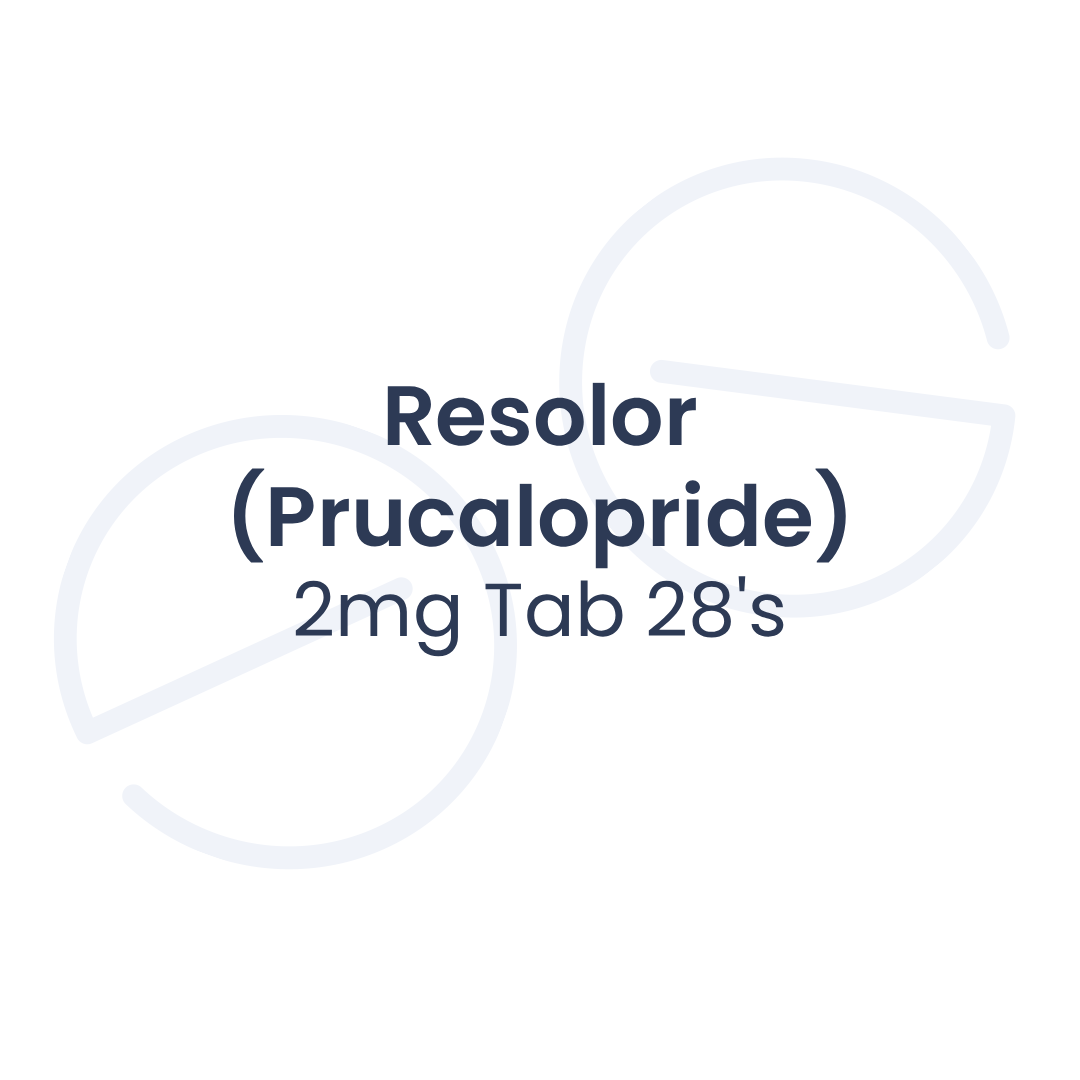 Resolor (Prucalopride) 2mg Tab 28's