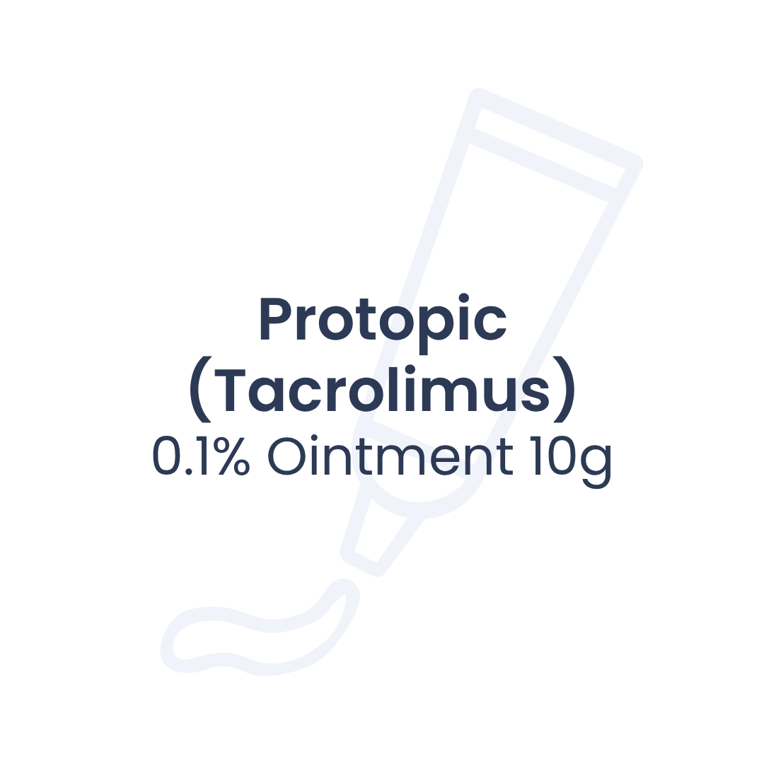 Protopic (Tacrolimus) 0.1% Ointment 10g