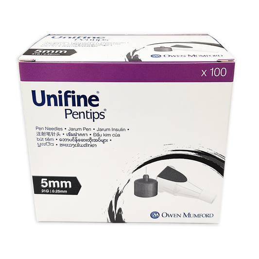 Owen Mumford Unifine Pentips Pen Needles (5mm 31G) 100’s Box