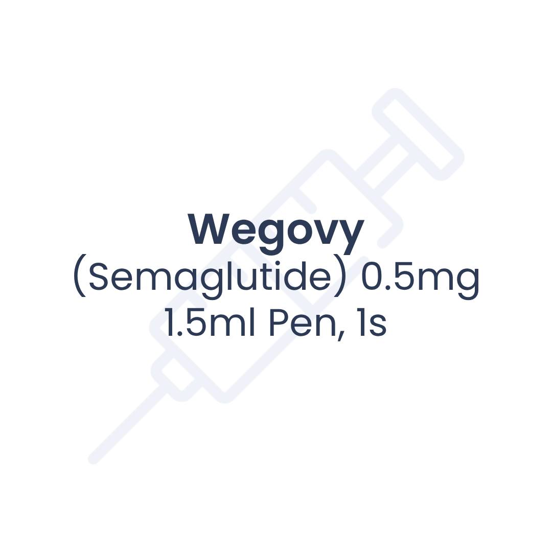 Wegovy (Semaglutide) 0.5mg 1.5ml Pen, 1s
