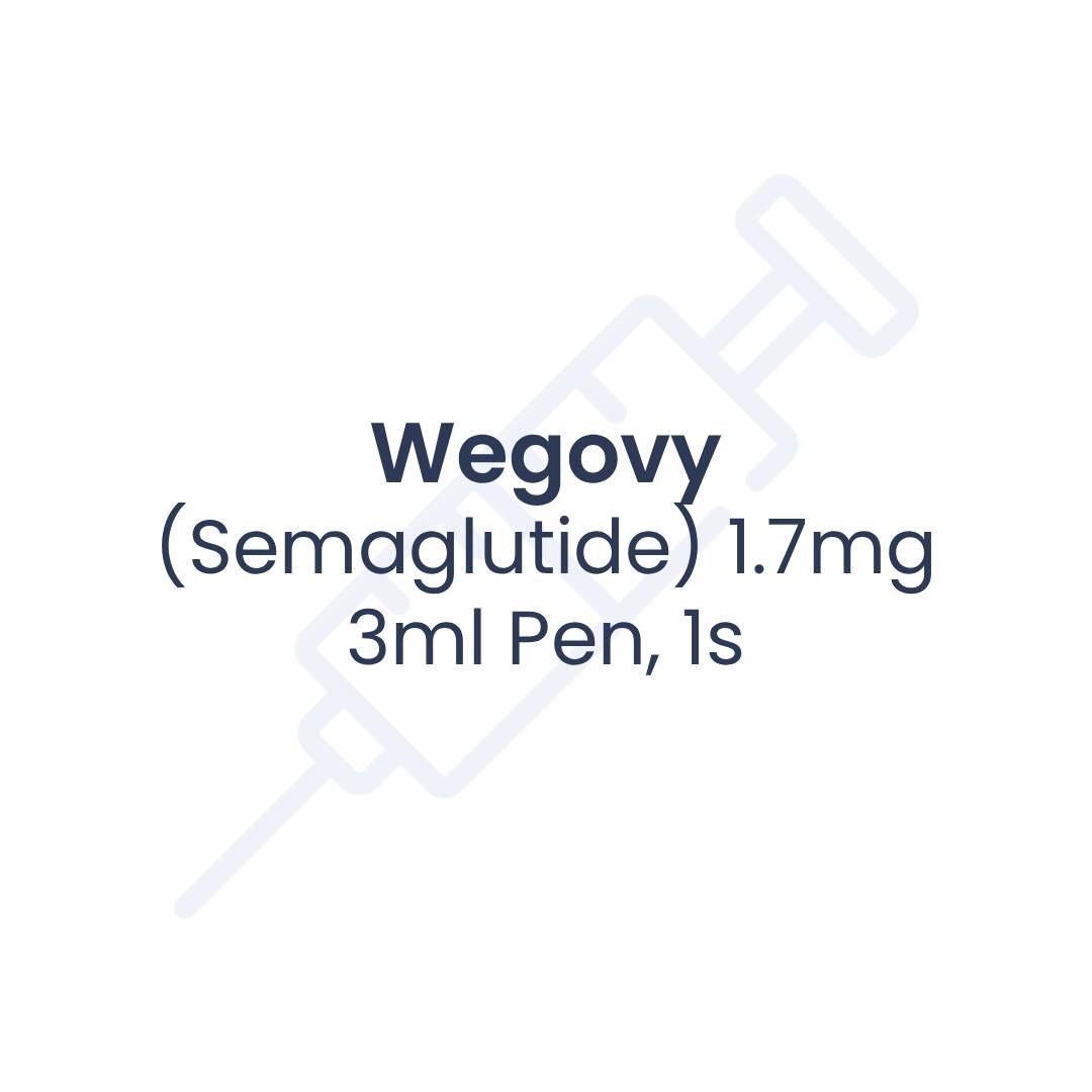 Wegovy (Semaglutide) 1.7mg 3ml Pen, 1s