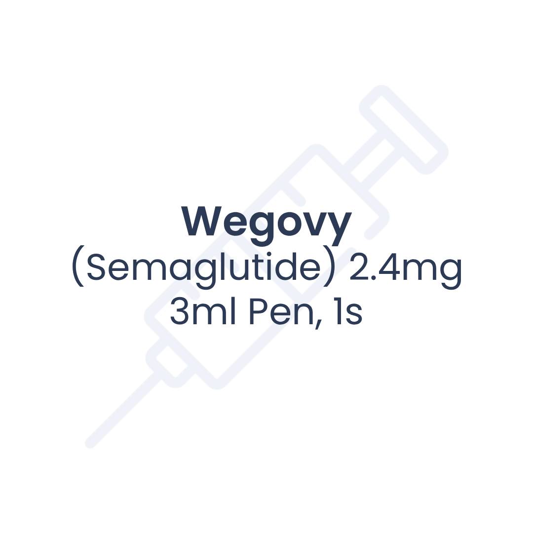 Wegovy (Semaglutide) 2.4mg 3ml Pen, 1s