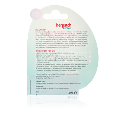 Herpatch Herpes Cold Sore Serum 5ml