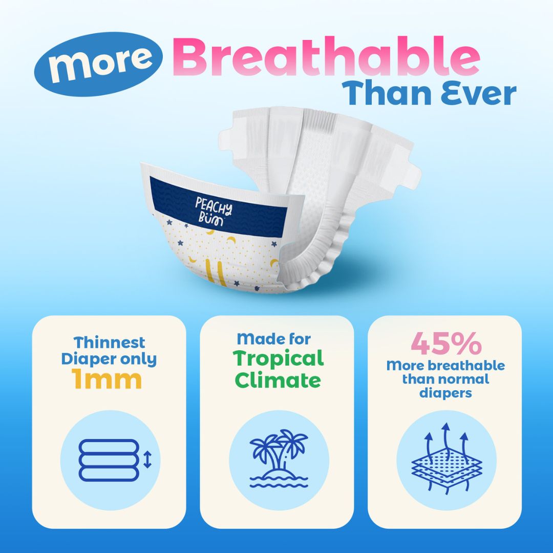 Peachy Bum Cloud Soft Tape Diapers