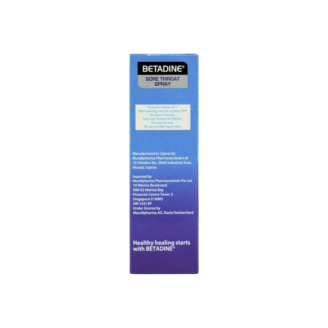 Betadine 0.45% Throat Spray 50ml 1's