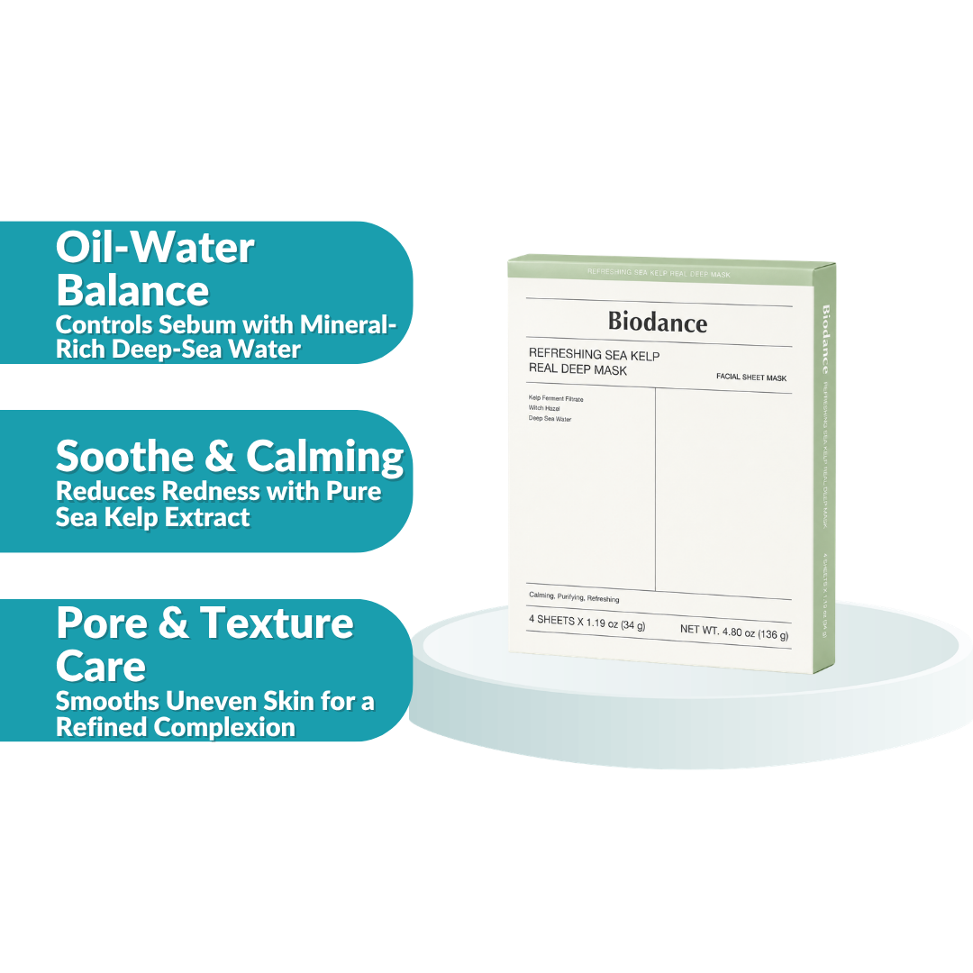 Biodance Refreshing Sea Kelp Real Deep Mask 34G 4'S