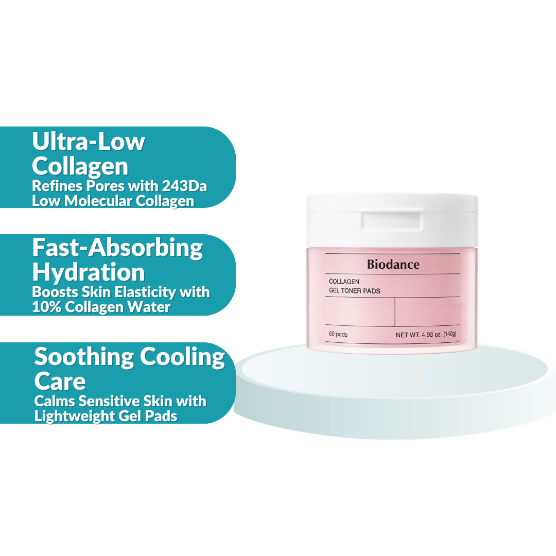Biodance Collagen Gel Toner Pads 60'S