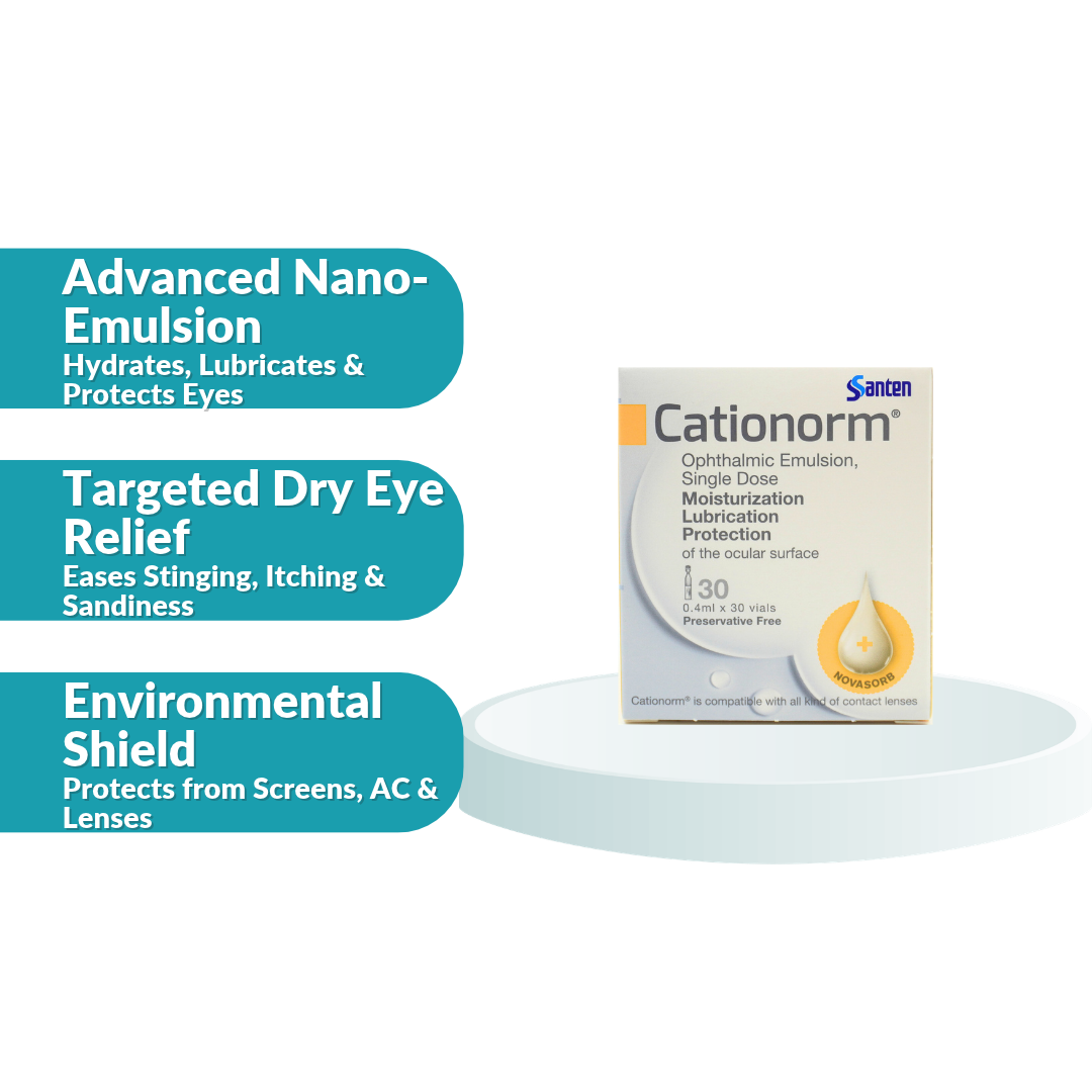 Cationorm 眼科乳剂 0.4ml 30支
