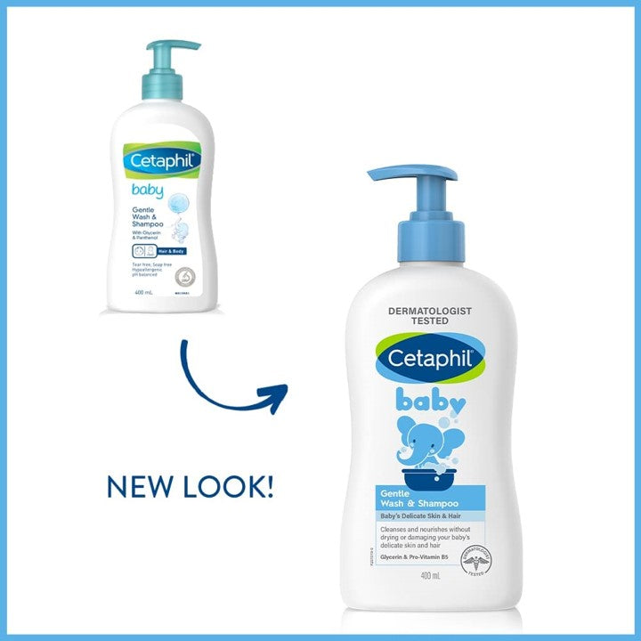 Cetaphil Baby Gentle Wash & Shampoo 400ml
