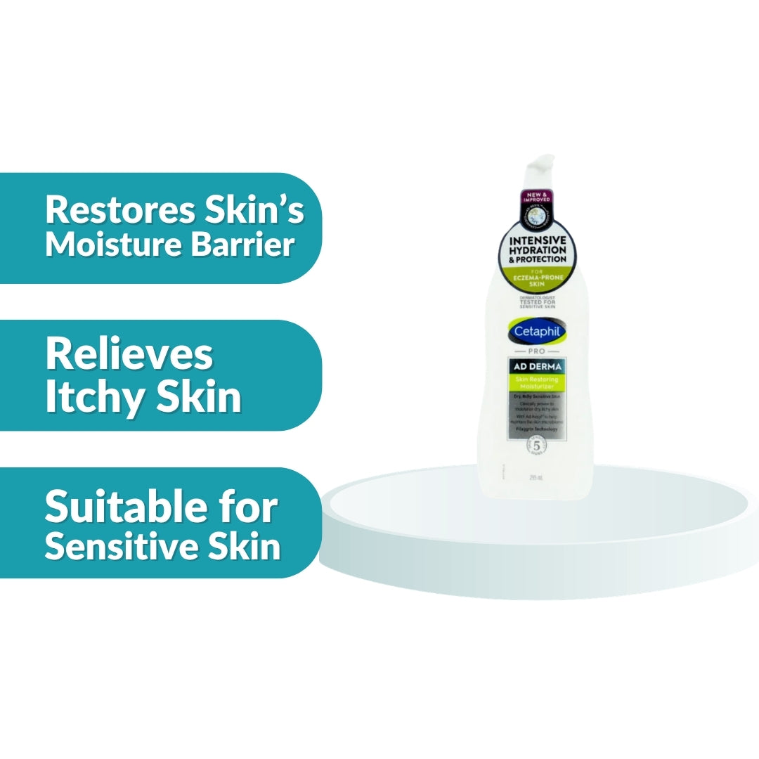 Cetaphil Pro AD Derma Skin Restoring Moisturiser 295ml 1's