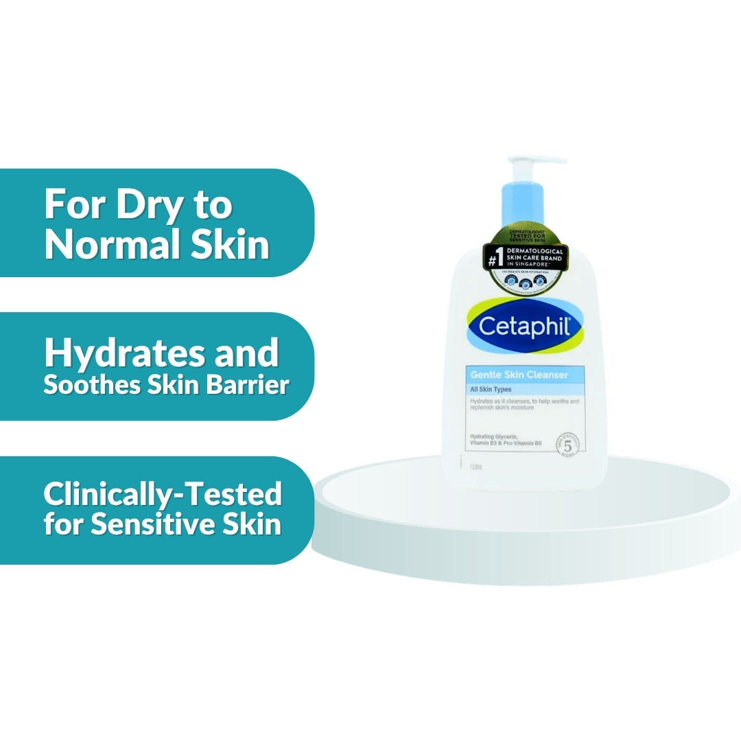 Cetaphil Gentle Skin Cleanser 1000ml 1's