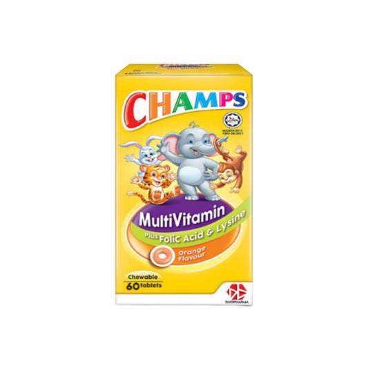 Champs Multivitamins + Lysine and Folic Acid 60'S
