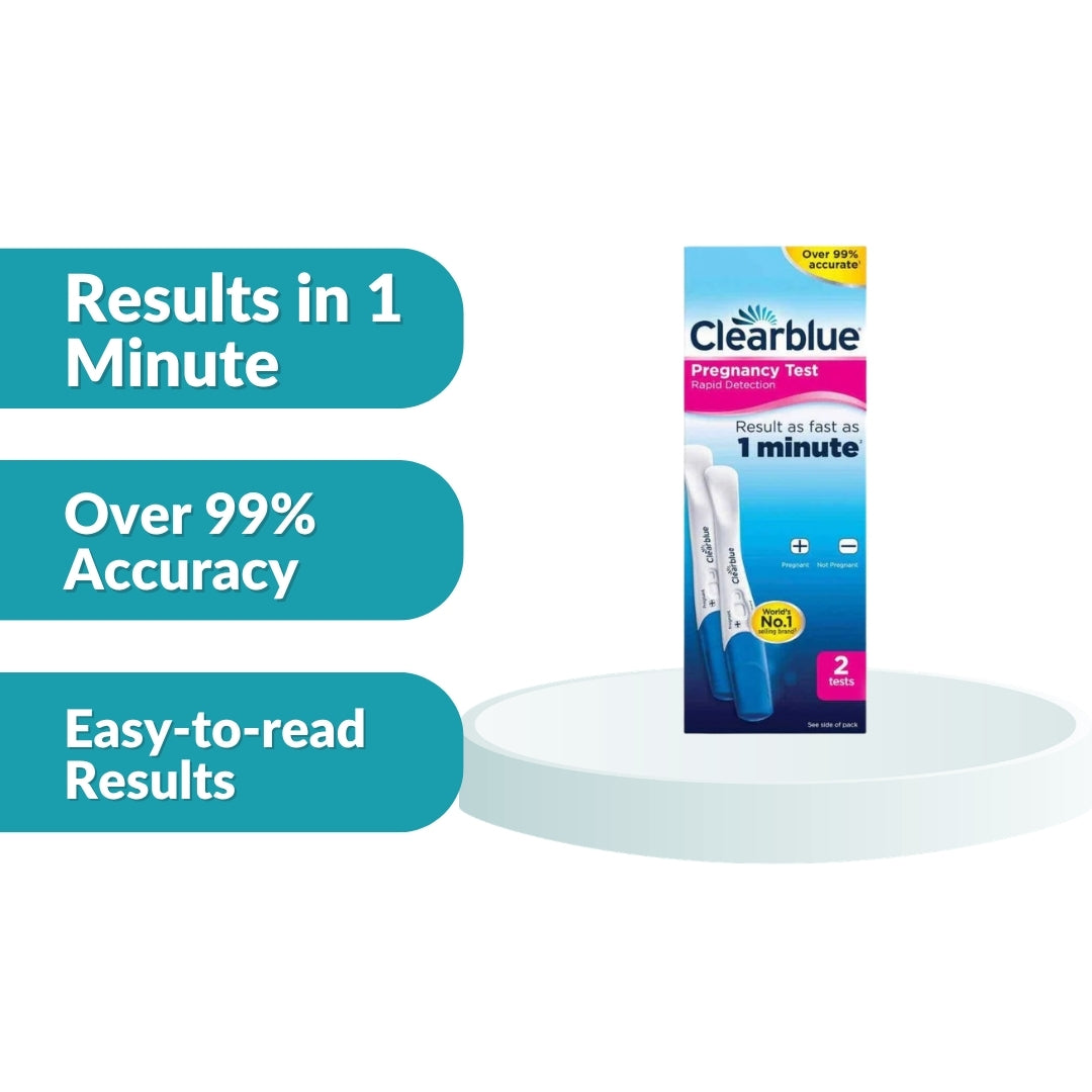 Clearblue Pregnancy Test Rapid Detection 2's