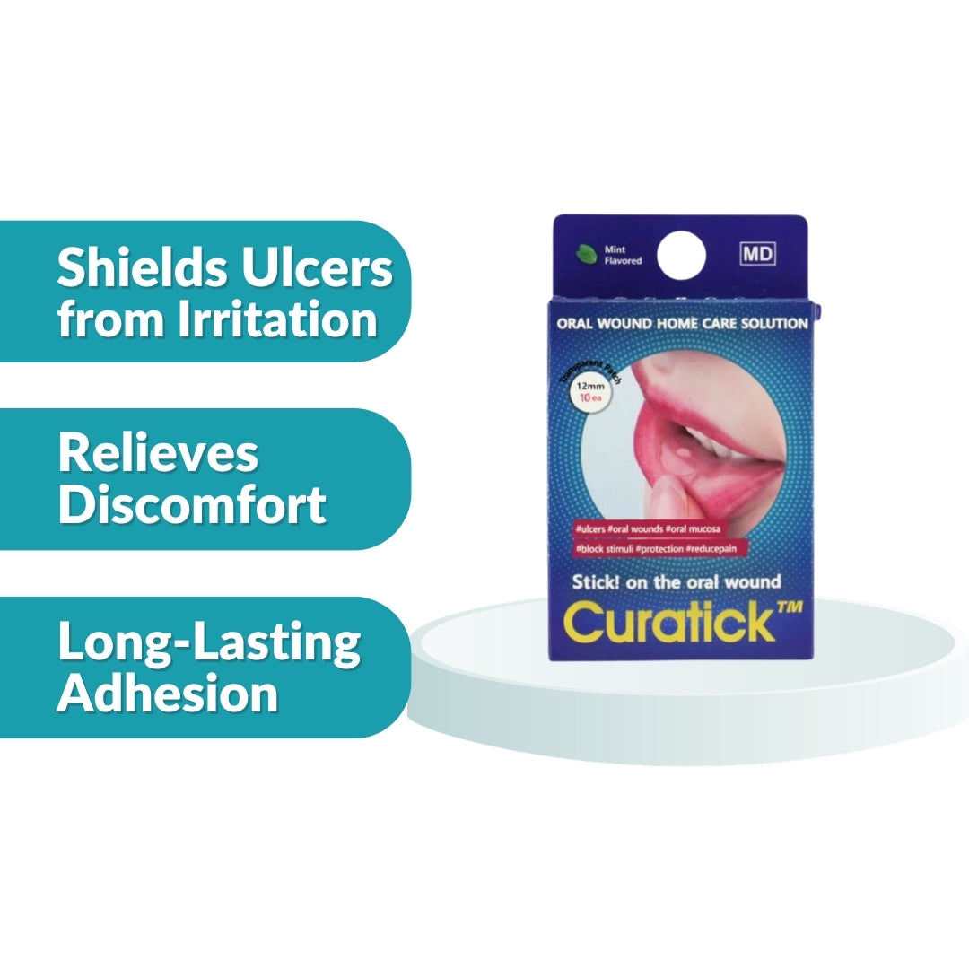 Curatick Ulcer Oral Patch 10's