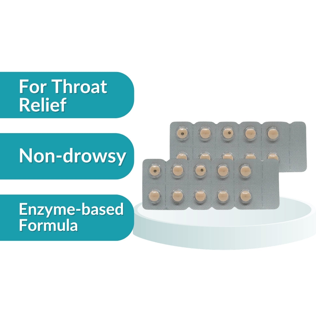 Danzen (Serratiopeptidase) 5mg Tablets 20's