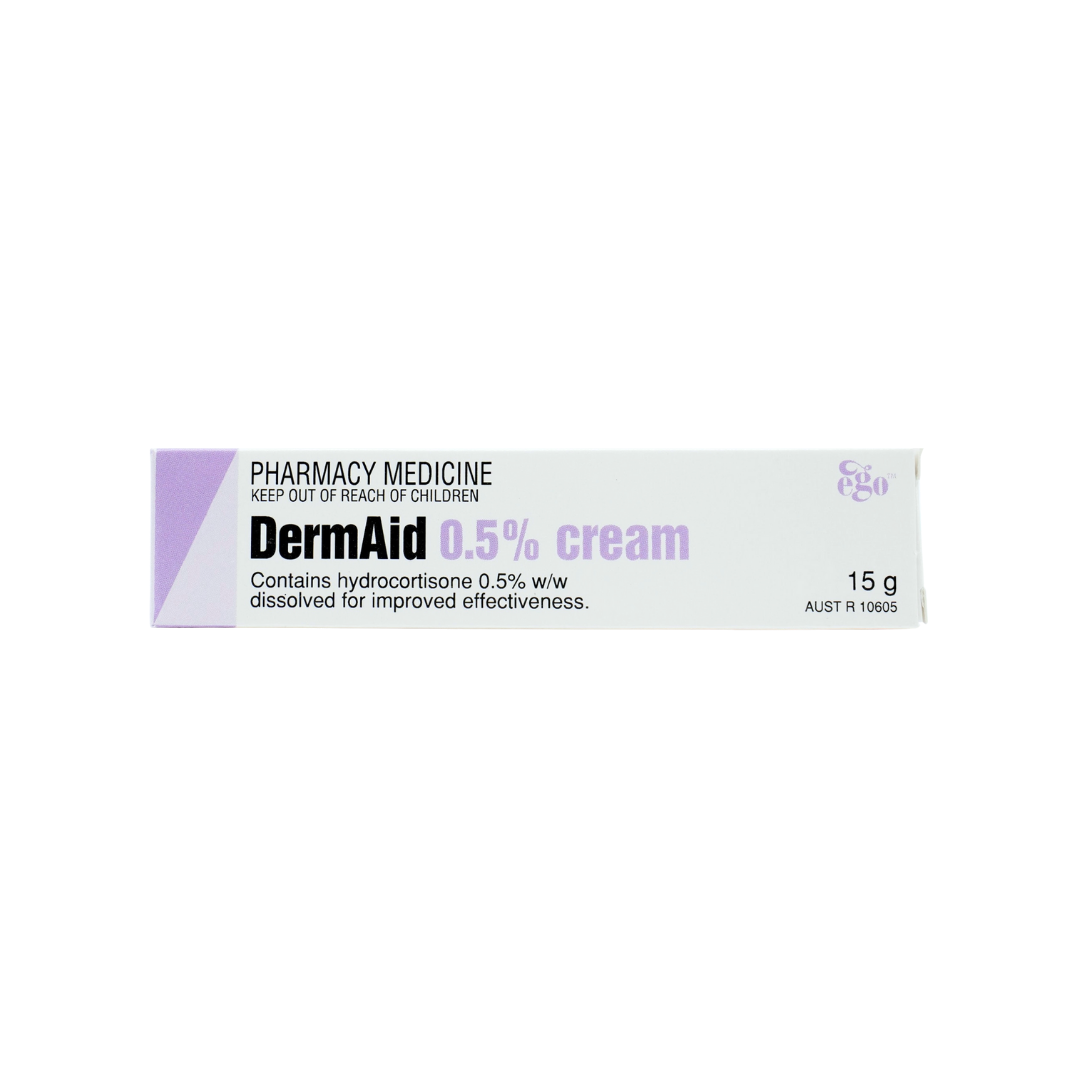DermAid (Hydrocortisone) 0.5% Cream 15g 1's