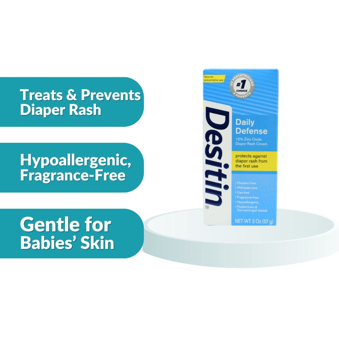 Desitin Daily Defense 13% Zinc Oxide Diaper Rash Cream 57g 1's