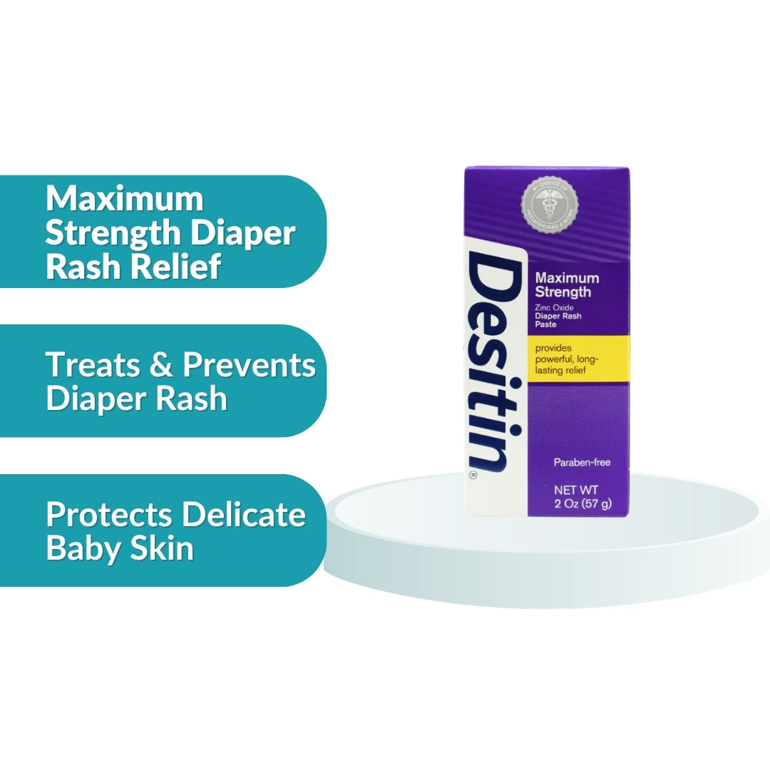 Desitin Maximum Strength Zinc Oxide Diaper Rash Paste 57g 1's