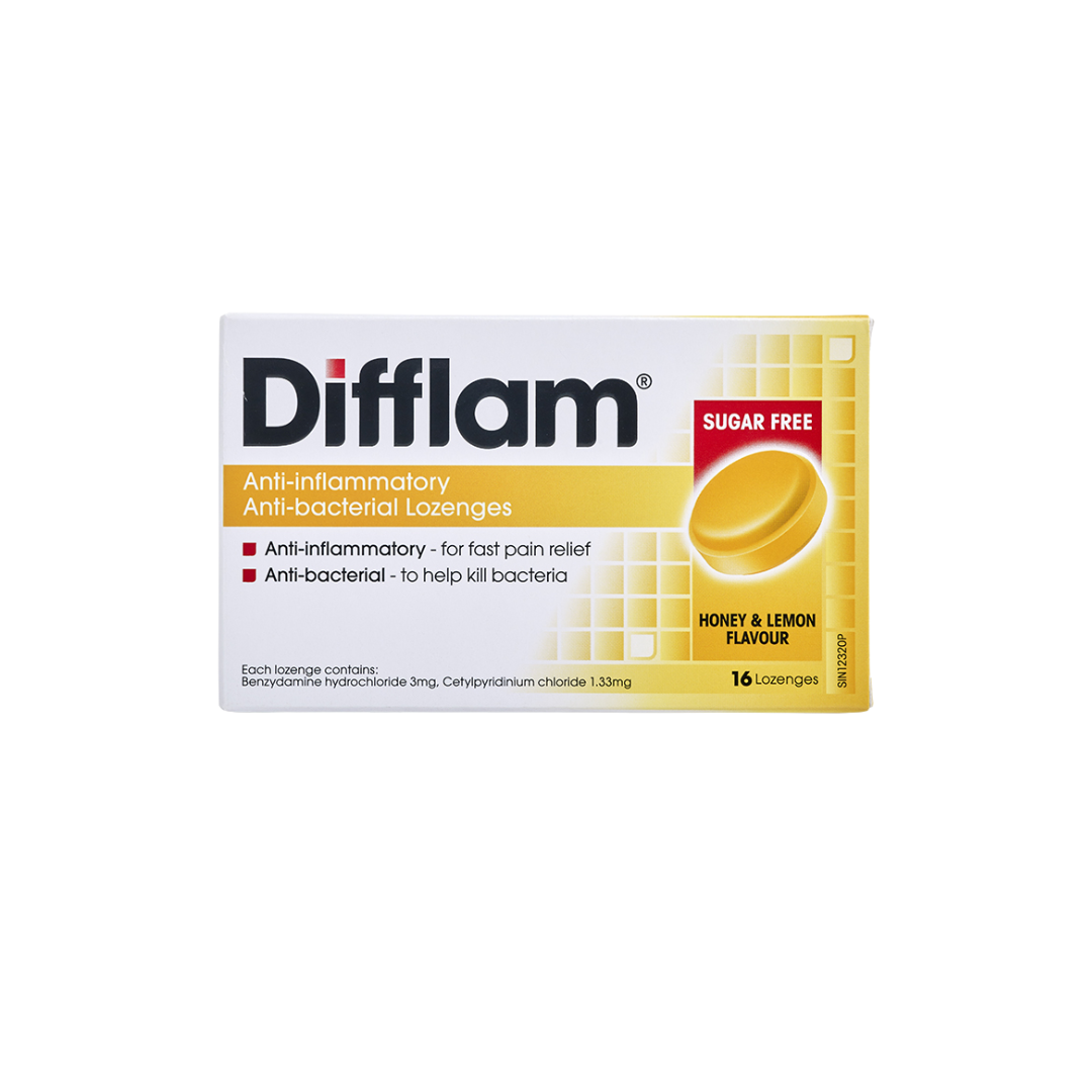 Difflam 抗菌润喉糖 - 桉树薄荷味 16 片