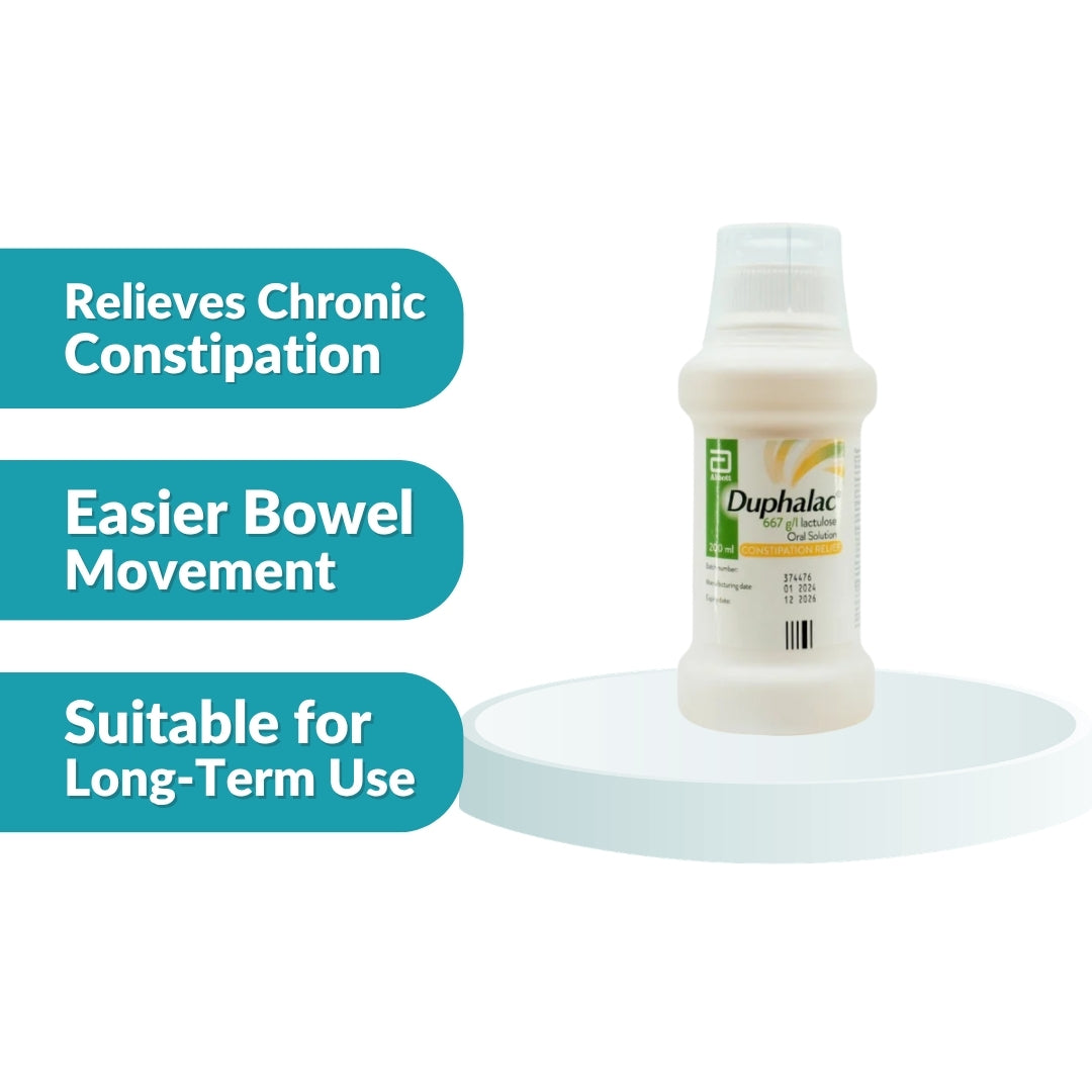 Duphalac (Lactulose) Oral Solution Syrup 200ml 1's