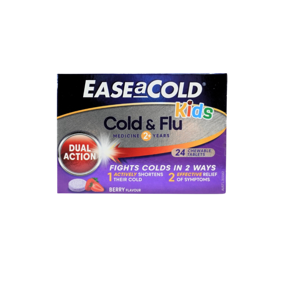 Ease-A-Cold Kids Cold & Flu Chewable Tablets 24's