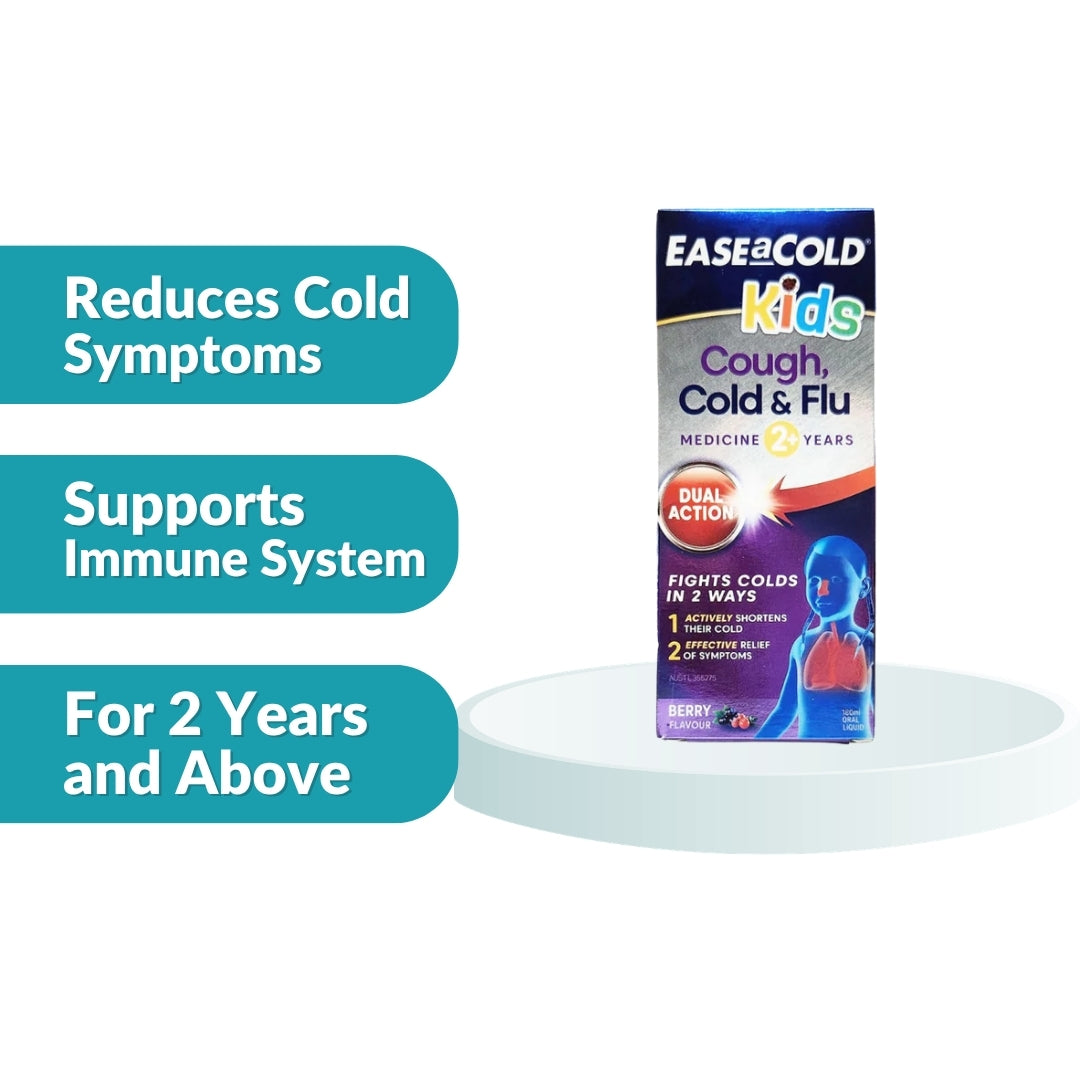 Ease-A-Cold 儿童咳嗽、感冒和流感缓解液 180ml
