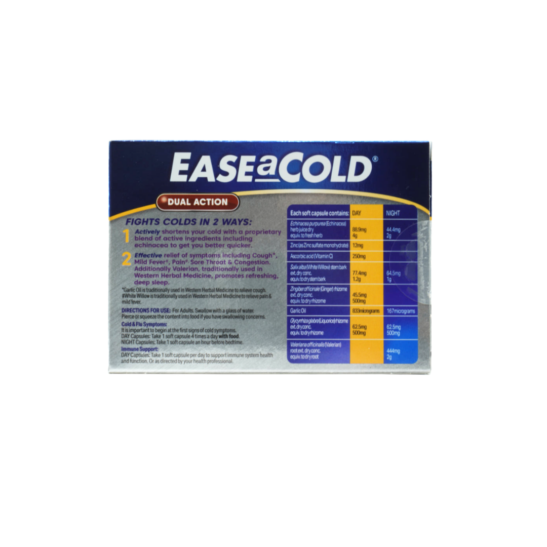 Ease-A-Cold Cough Cold & Flu Day & Night Capsules 24's