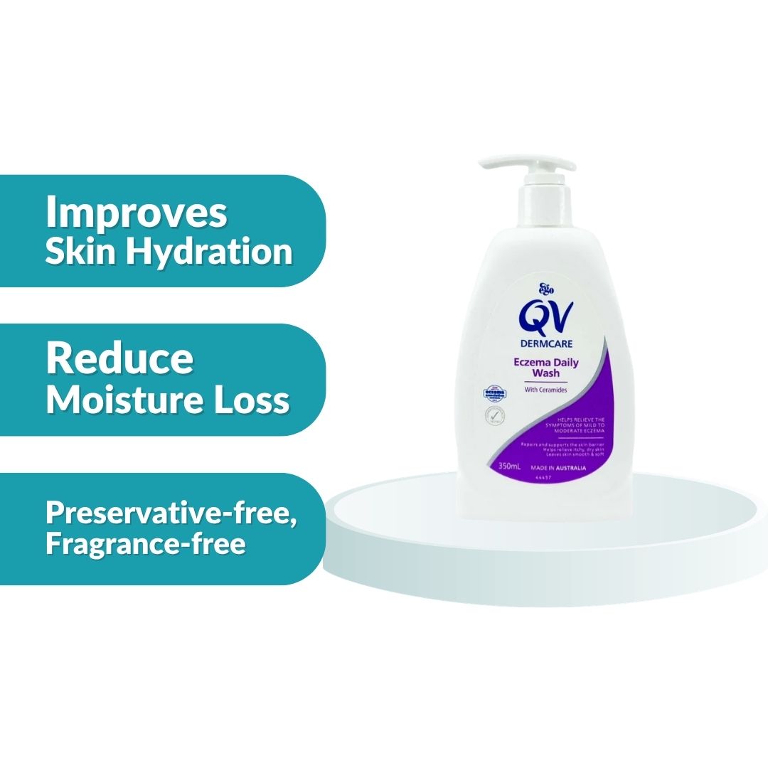 Ego QV Dermcare Eczema Daily Wash With Ceramides 350ml 1's