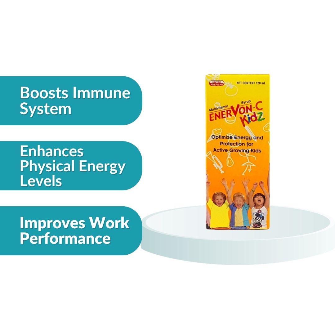 Enervon-C Kidz Multivitamin Syrup 120ml 1's