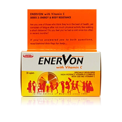 Enervon 含维生素 C 胶囊 30 粒
