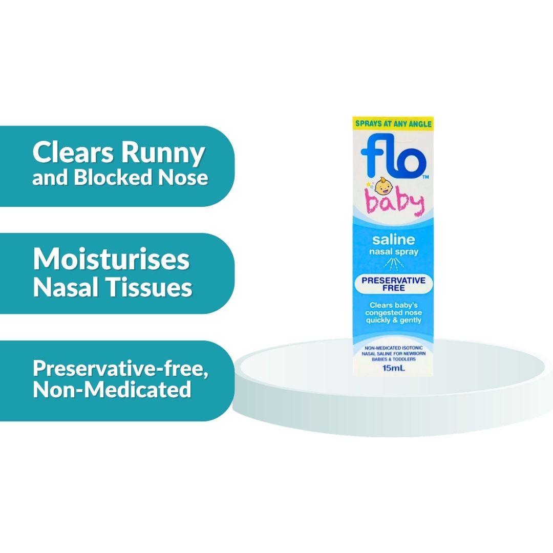 Flo Baby Saline Nasal Spray 15ml 1's