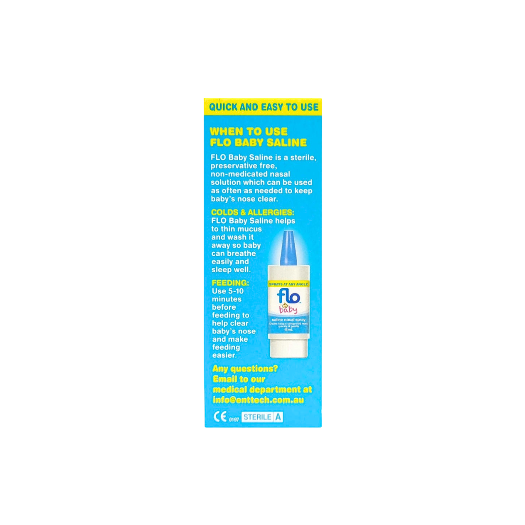Flo Baby Saline Nasal Spray 15ml 1's