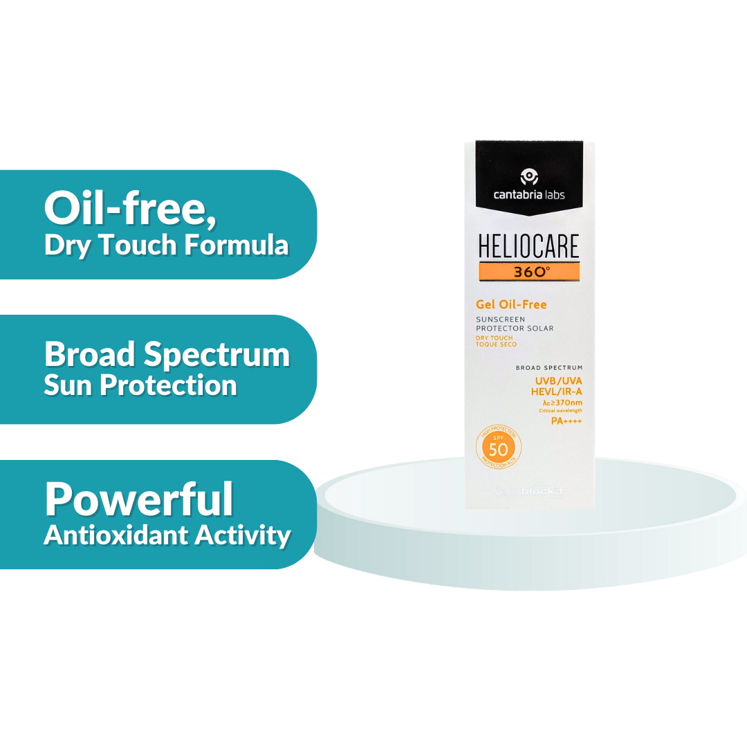 Heliocare 360º 无油防晒凝胶 SPF 50 50ml