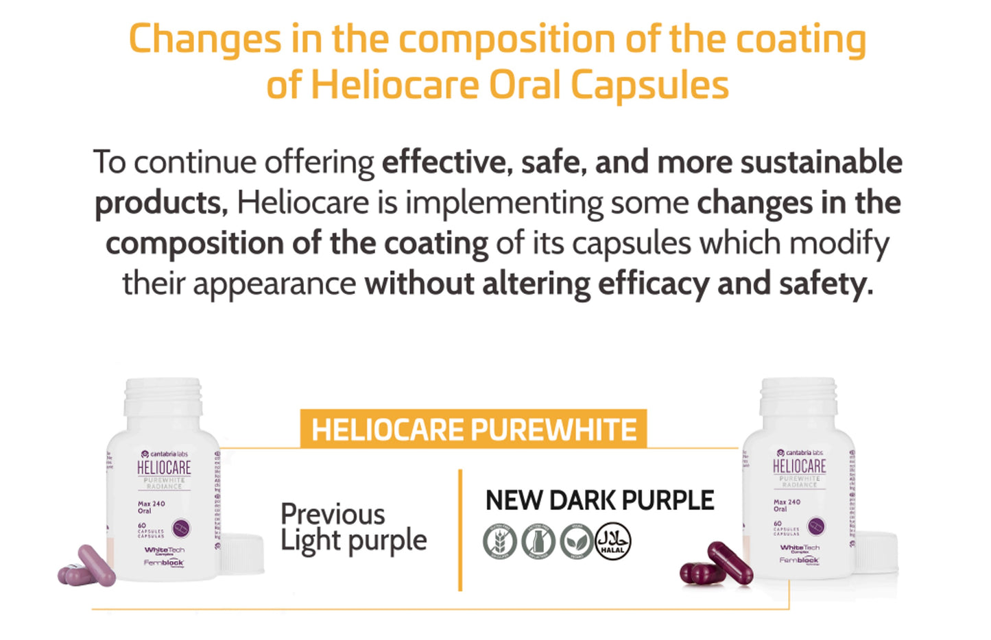 Heliocare Purewhite Radiance Max 240 60's