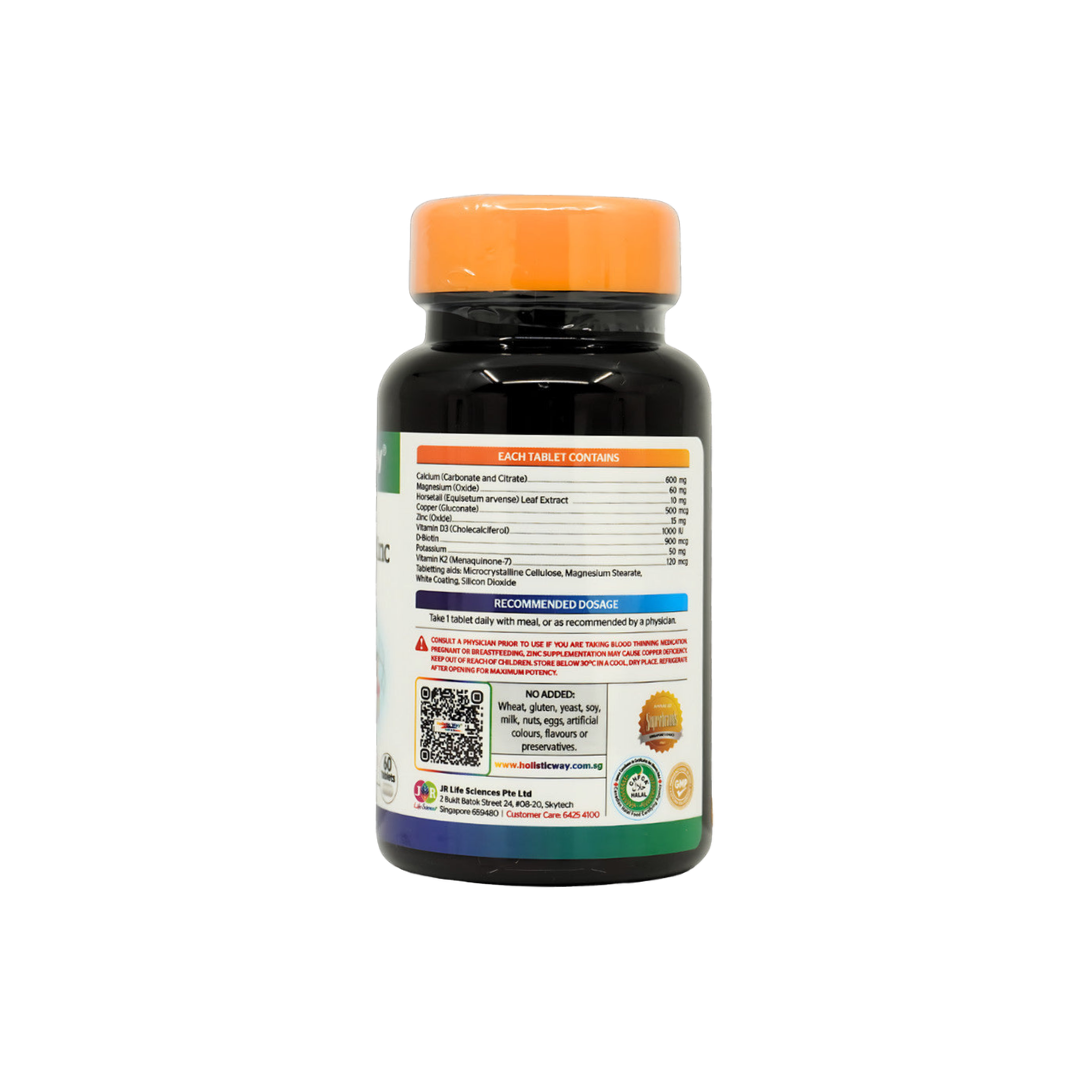 Holistic Way Calcium Magnesium Zinc Tablet 60's