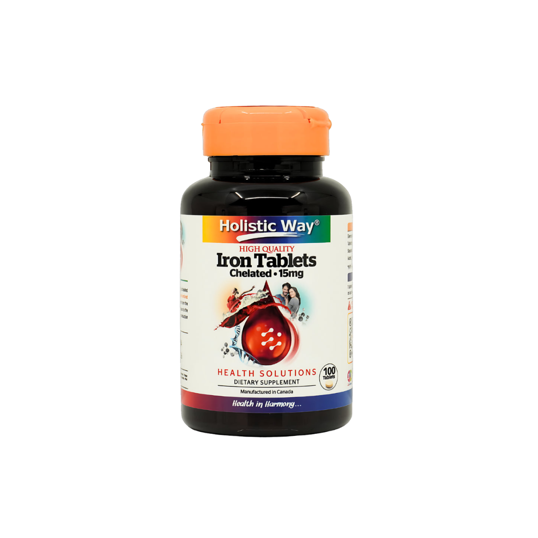 Holistic Way 螯合铁片 15 毫克 100 片