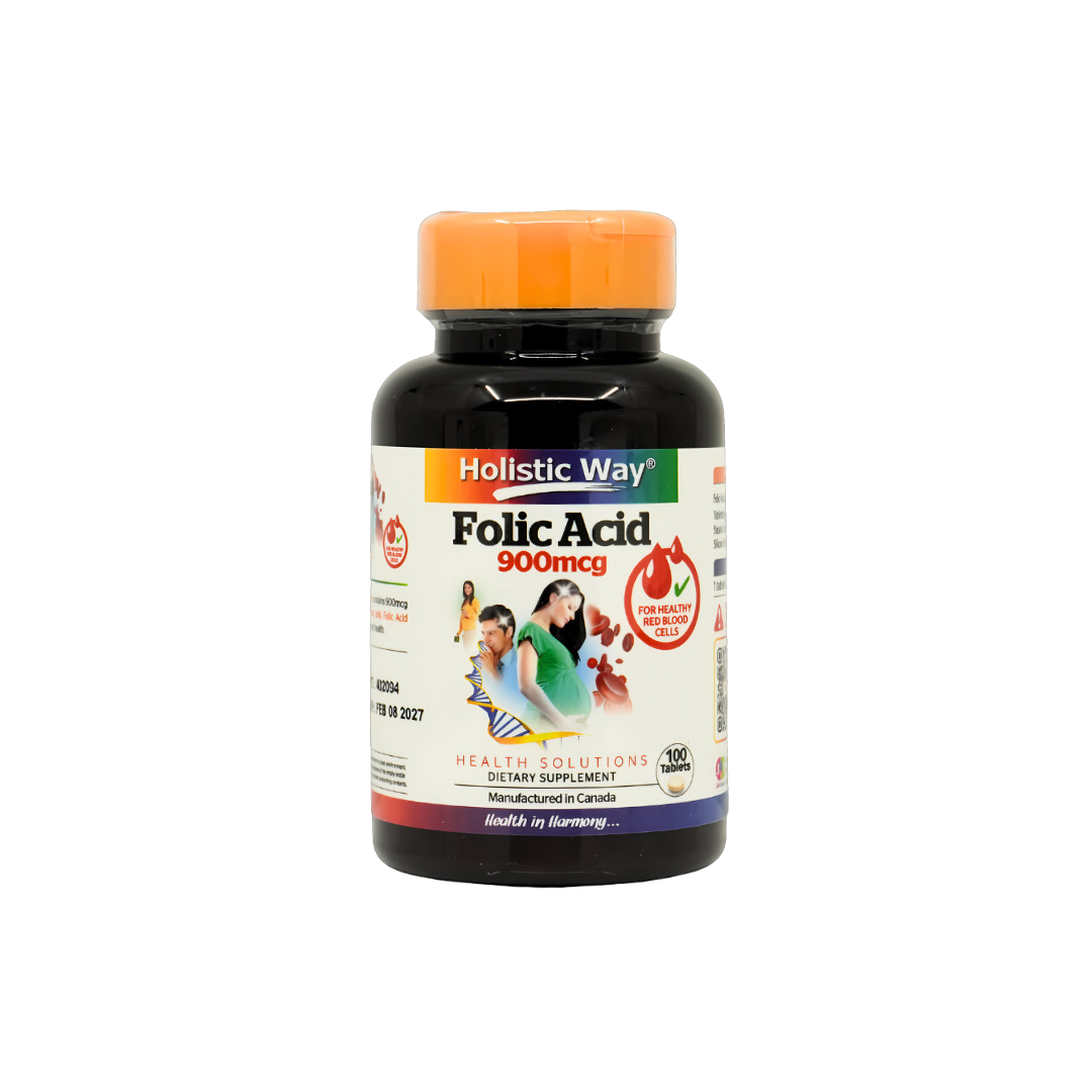 Holistic Way Folic Acid 900mcg Tablet 100's