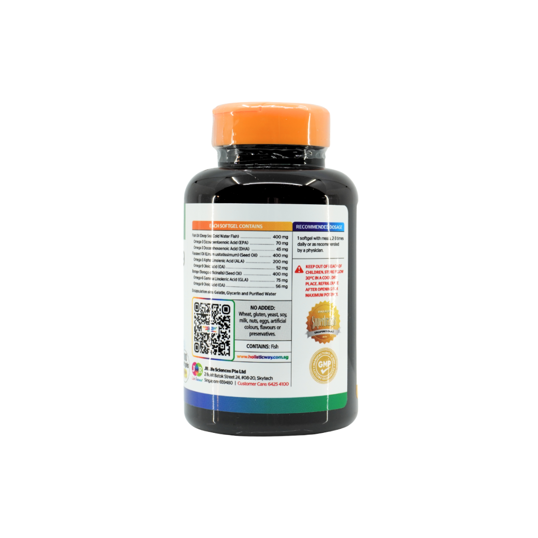 Holistic Way Omega 3-6-9 1200mg Softgel 100's