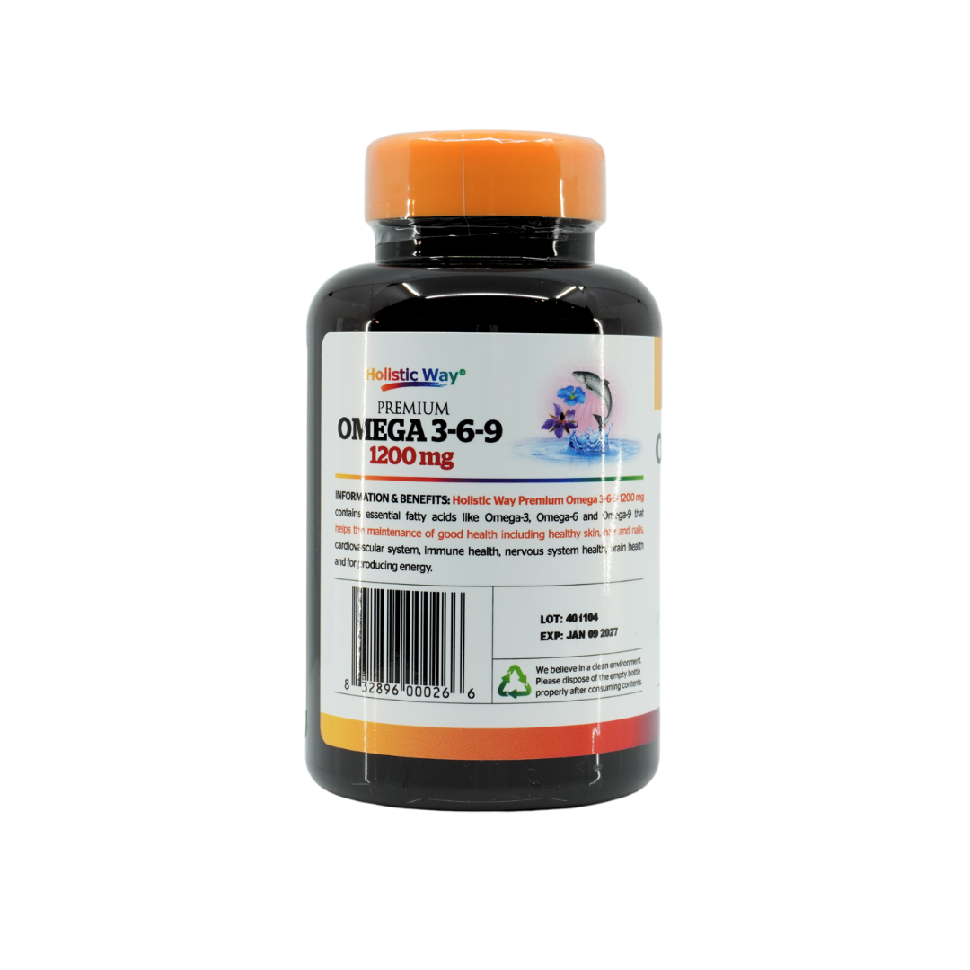 Holistic Way Omega 3-6-9 1200mg Softgel 100's