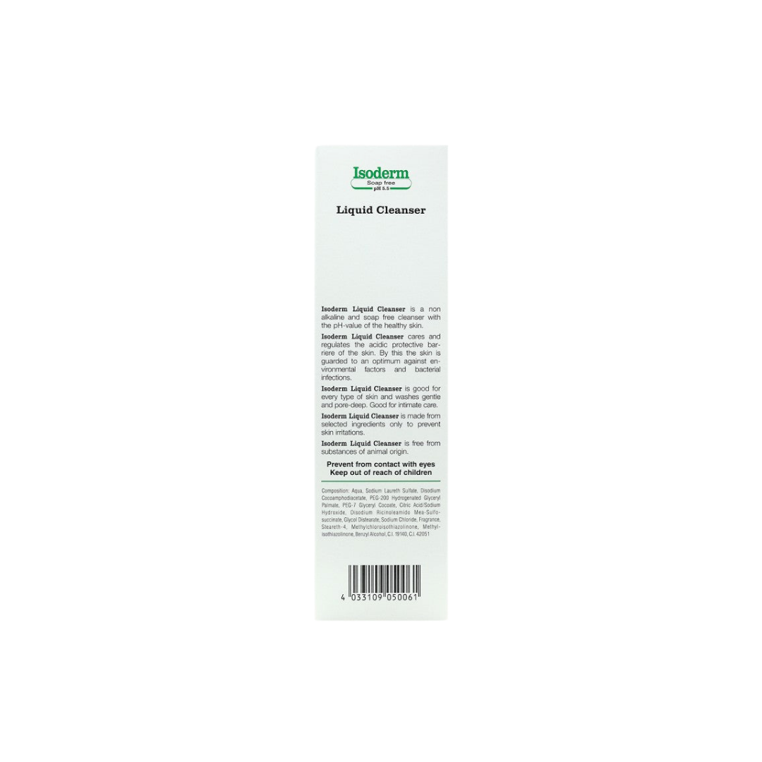 Isoderm Liquid Soap-Free Cleanser 250ml 1's
