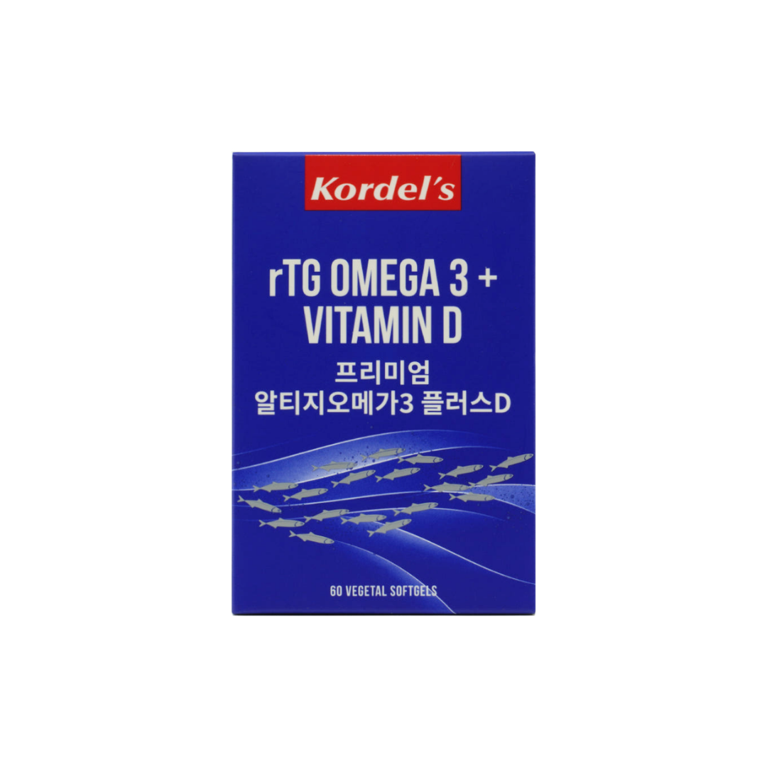 Kordel's rTG Omega 3 + Vitamin D Softgel 60's