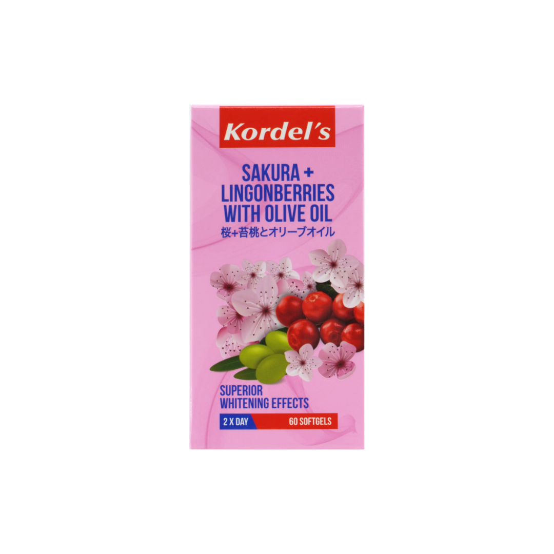 Kordel's Sakura + Lingonberries With Olive Oil Softgel 60's